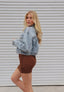 Denim Cropped Jacket